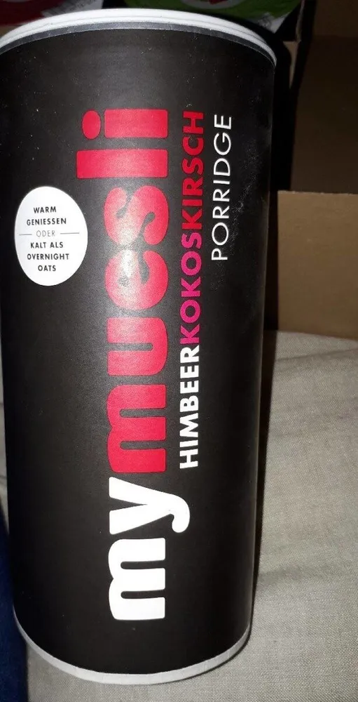 Himbeer Kokoskirsch Porridge