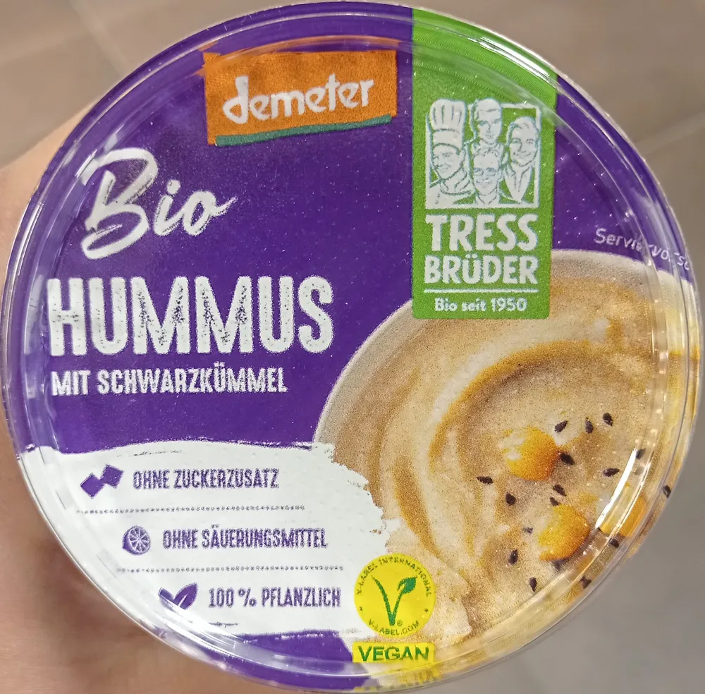 Hummus mit Schwarzkümmel