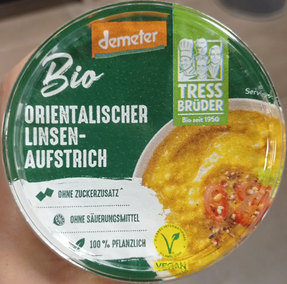 Orientalischer Linsen Aufstrich