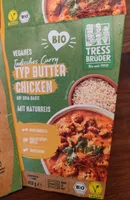 Veganes Curry typ Butter Chicken