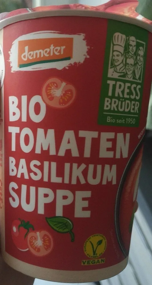 Bio Tomaten Basilikum Suppe