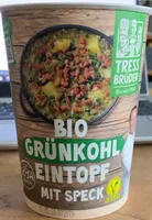 Bio Grünkohl Eintopf mit Speck