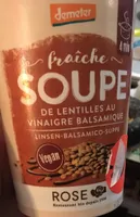 Soupe de lentilles au vinaigre balsamique