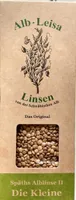 Linsen Späths Alblinse II Die Kleine