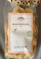 Bananenchips gesüßt