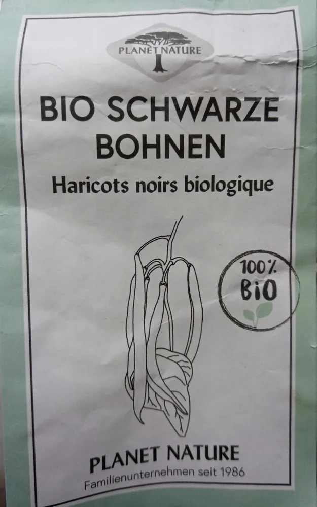 BIO SCHWARZE BOHNEN Haricorts noirs biologique