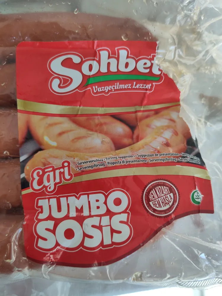 Sohbet Eğri Jumbo Sosis