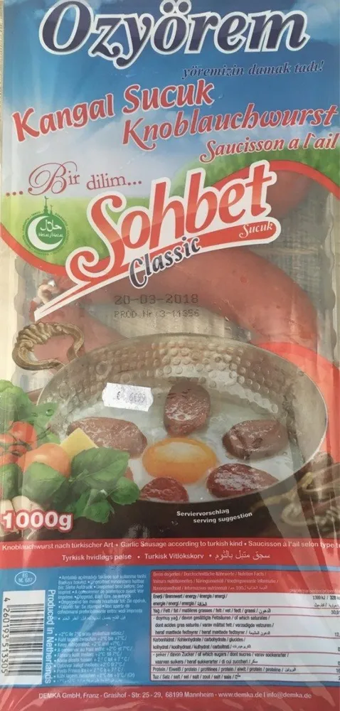 Sohbet Classic Sucuk