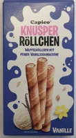 Knusperröllchen Vanille