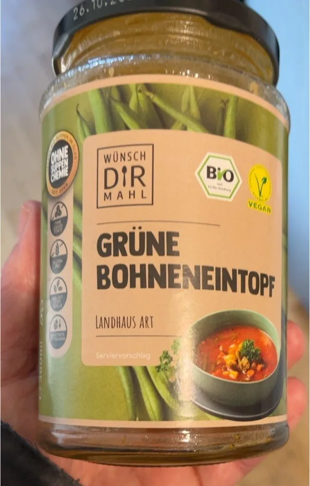 Grüne Bohneneintopf