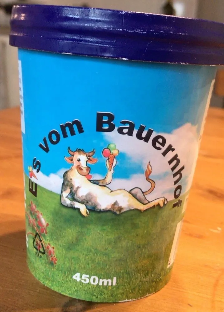 Eis vom Bauernhof