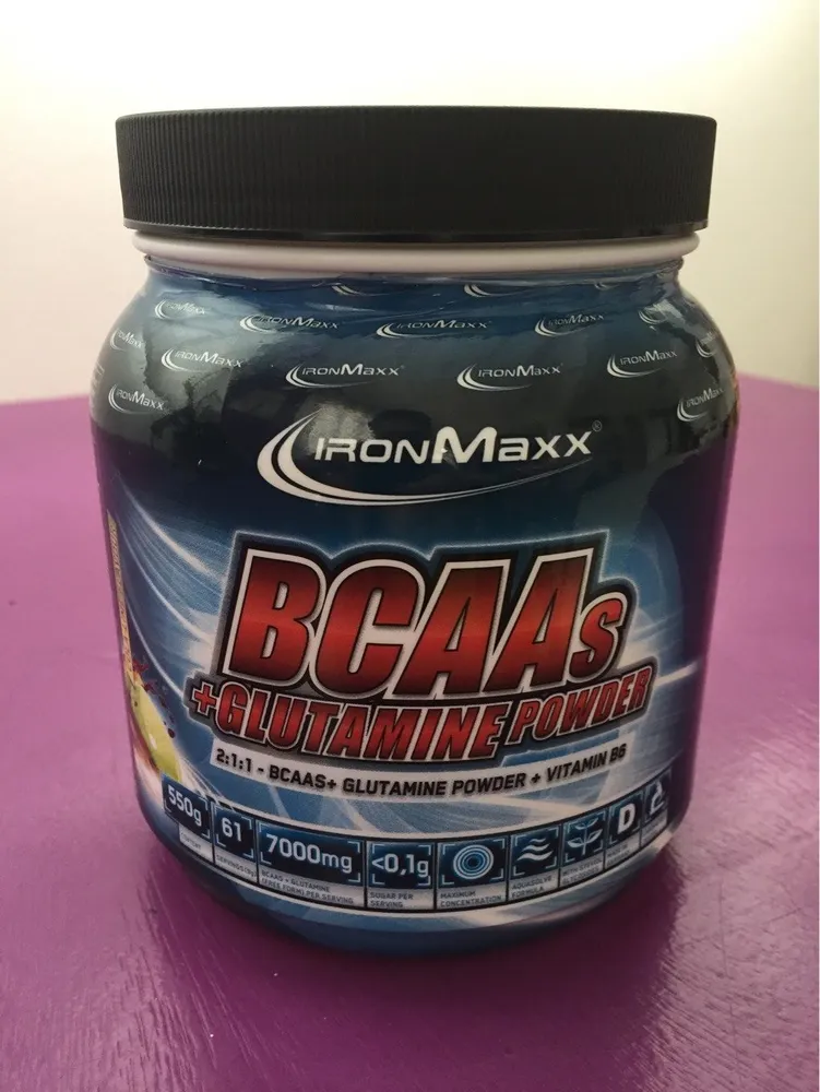 Ironmaxx Bcaa's + Glutamine Powder,Cola-lime