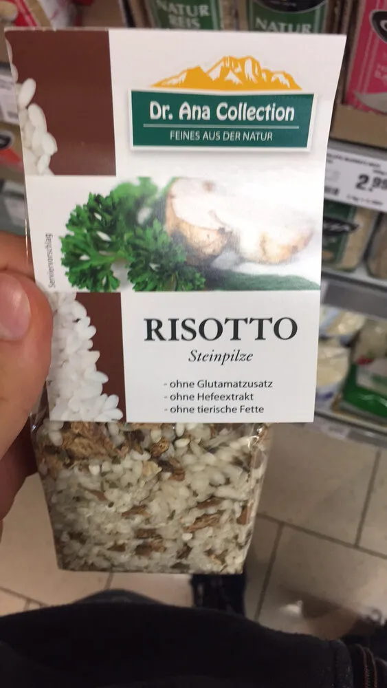 Dr. Ana collection risotto aux cèpes