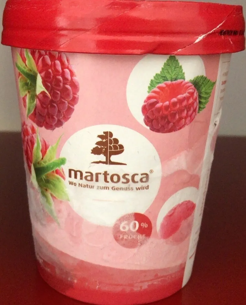 Fruchtsorbet himbeer