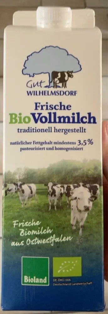 Frische BioVollmilch