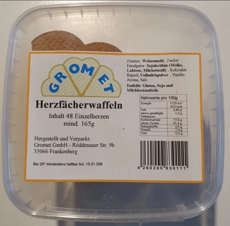Herzfächerwaffeln
