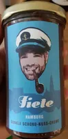 Dunkle shoko-nuss-creme