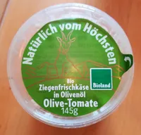 Bio Ziegenfrischkäse Olive-Tomate