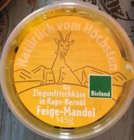Ziegenfrischkäse in Raps-Kernöl Feige-Mandel