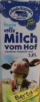 frische volle Milch vom Hof