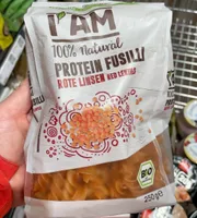 Protein fusilli rote linsen