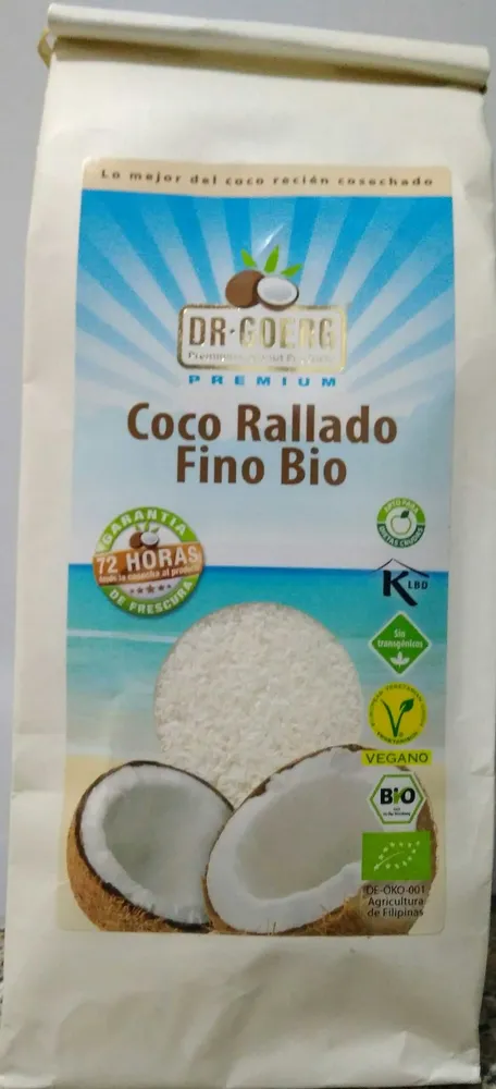 Noix De Coco Rapée Bio - 300G - Dr Goerg