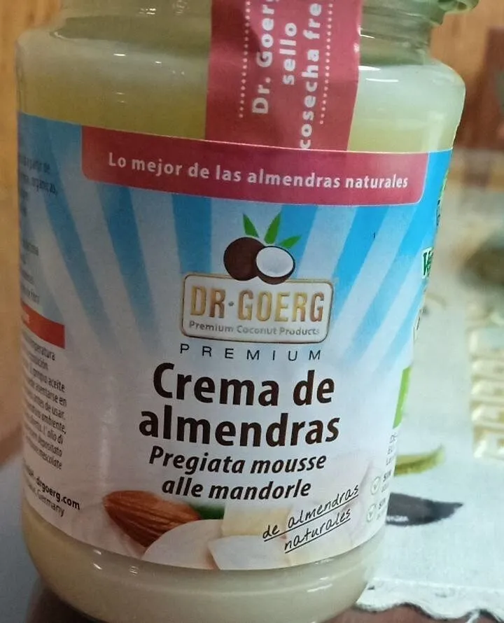 Crema de almendras