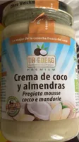 Crema de coco y almendras