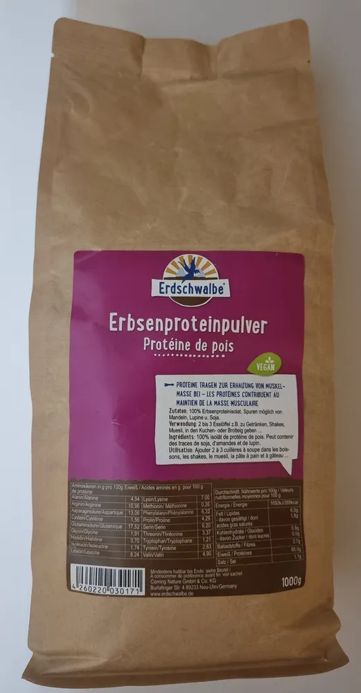 Erbsenproteinpulver