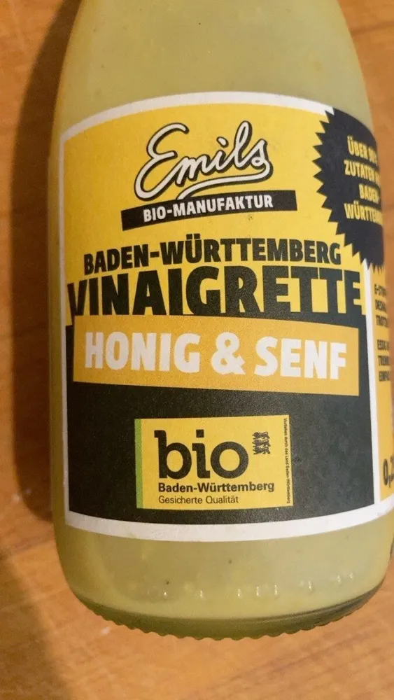 Baden-Württemberg Vinaigrette Honig & Senf