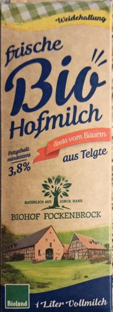 frische Bio Hofmilch aus Telgte