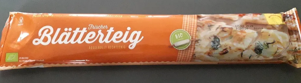 Frischer Blätterteig