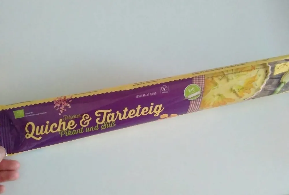 Quiche und tarte teig