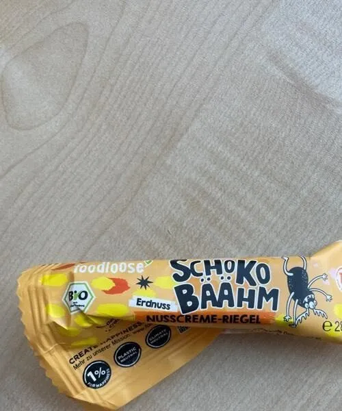 Schoko Bäähm Erdnuss Riegel