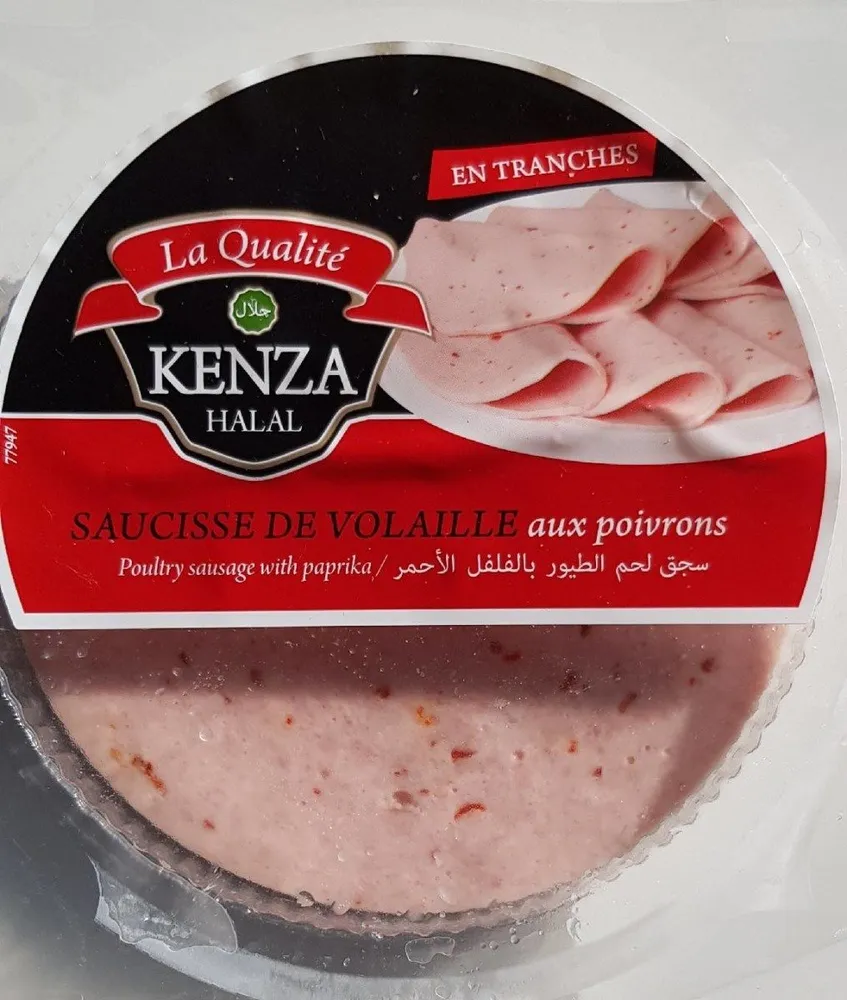 Saucisse de volaille aux poivrons