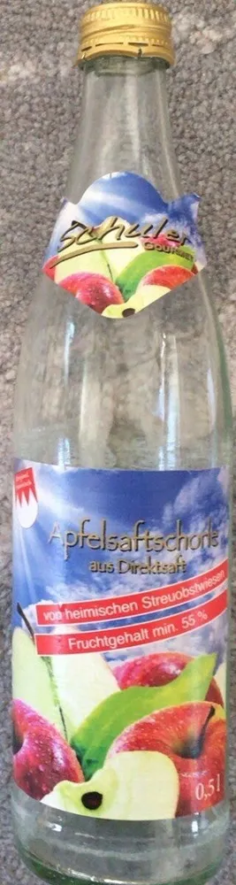Apfelsaftschorle aus Direktsaft