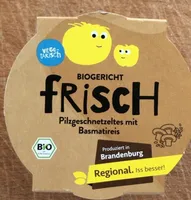 Biogericht frisch Pilzgeschnetzeltes mit Basmatireis