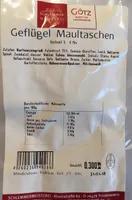 Geflügel Maultaschen