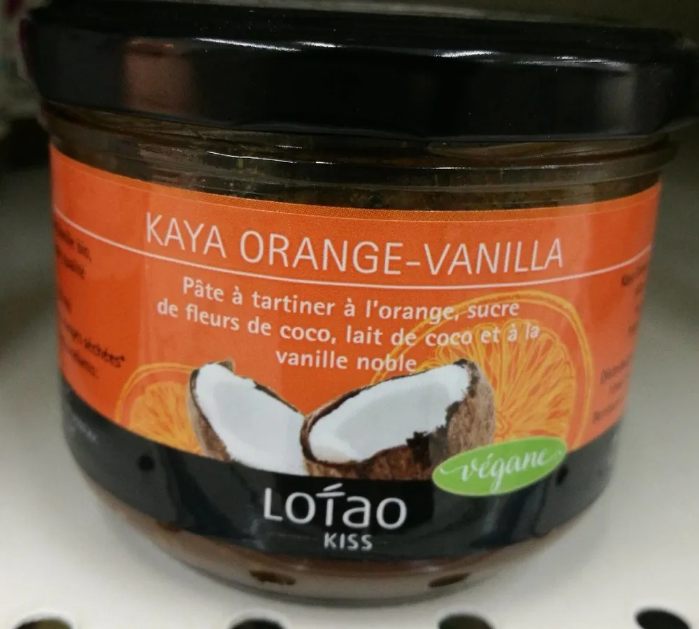 Kaya cream Orange vanille bio