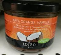 Kaya cream Orange vanille bio