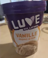 Glace vanille au lupin