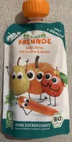 Apfel, Birne, mit Karotte & Kürbis