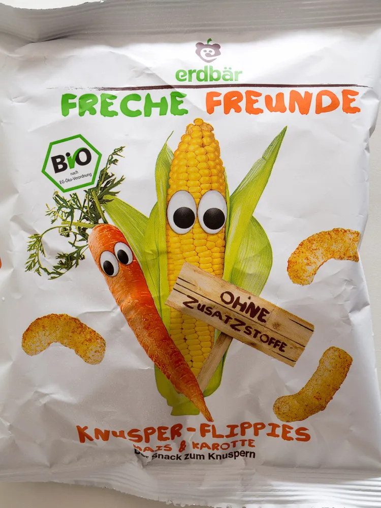 Knusper-Flippies Mais & Karotte