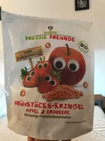 Frühstücks-kringel apfel & erdbeere