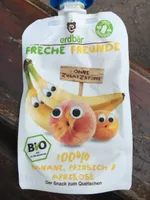 Erdbär Freche Freunde Banane, Pfirsich, Aprikose