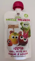 Freche Freunde Apfel, rote Beete, Erdbeere & Himbeere