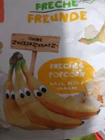 Freches Popcorn Banane