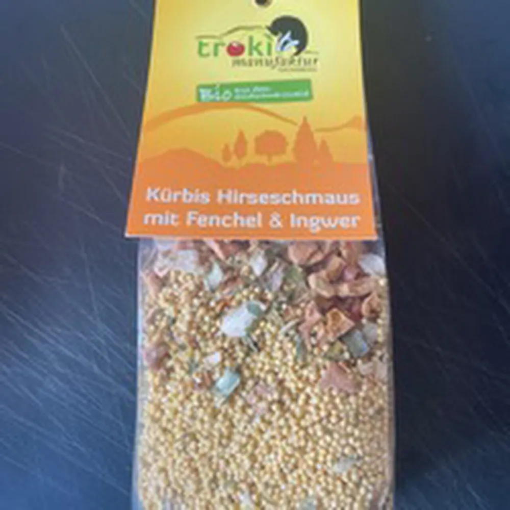 Kürbis Hirseschmaus mit Fenchel & Ingwer