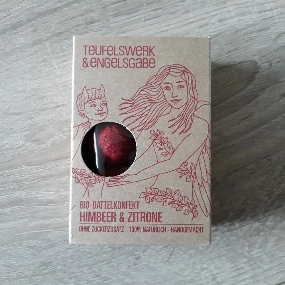 Bio-Dattelkonfekt Himbeer & Zitrone