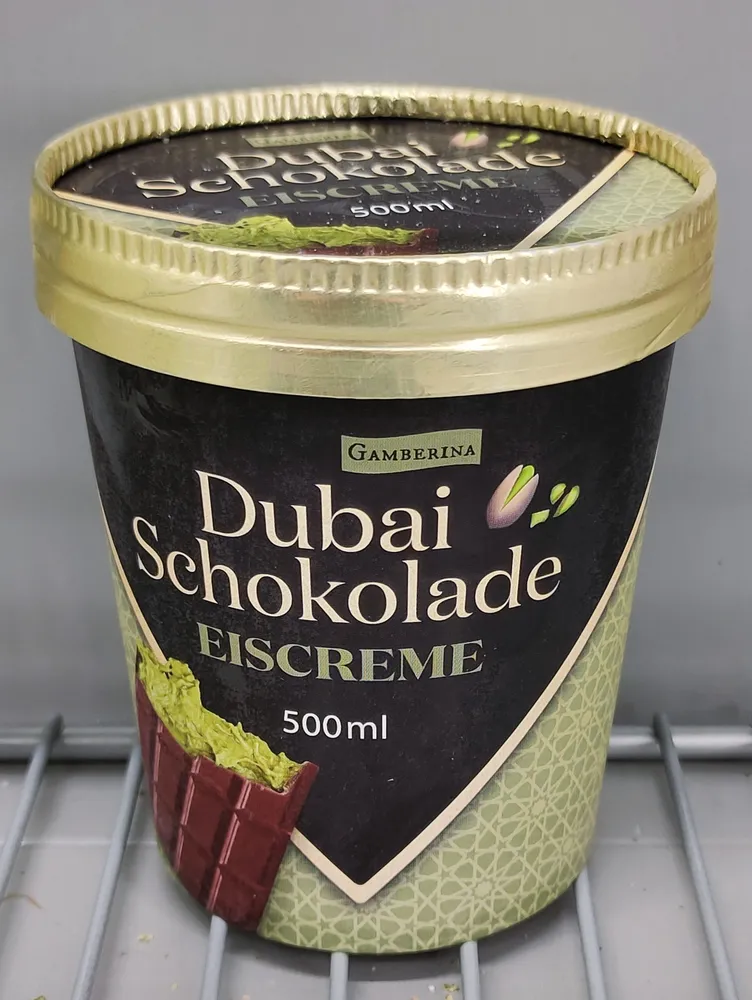 Dubai Schokolade Eiscreme
